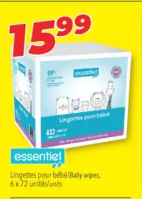 Familiprix Essential baby wipes offer