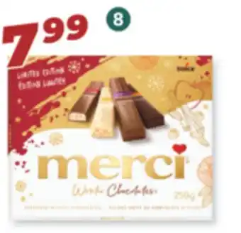 Familiprix Merci assorted winter chocolates offer
