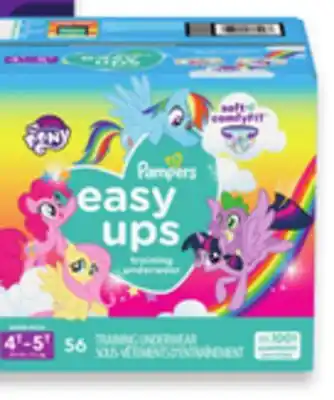 Walmart Pampers easy ups superpack training pants offer