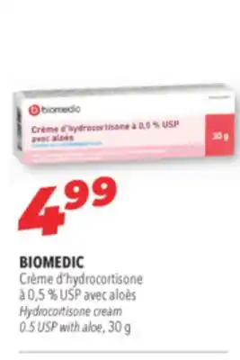 Familiprix Biomedic hydrocortisone cream 0.5 usp with aloe, 30 g offer