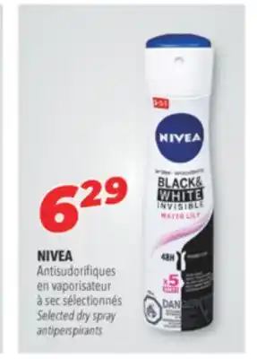 Familiprix Nivea selected dry spray antiperspirants offer