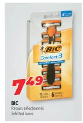 Familiprix Bic selected razors offer