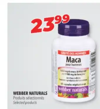 Familiprix Webber naturals selected products offer