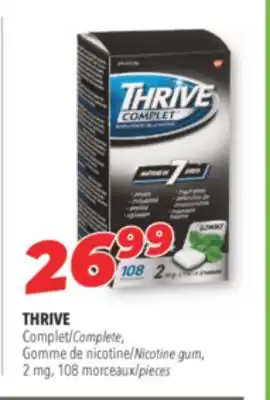 Familiprix Thrive complete nicotine gum offer