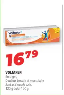 Familiprix Voltaren back and muscle pain offer