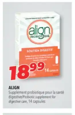 Familiprix Align probiotic supplement for digestive care offer