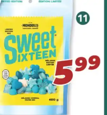 Familiprix Mondoux sweet sixteen, winter mix offer