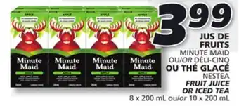 IGA Minute maid fruit juice offer