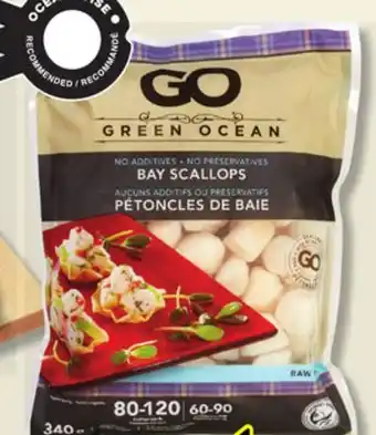 IGA Frozen scallops offer