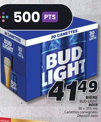 IGA Bud light beer offer