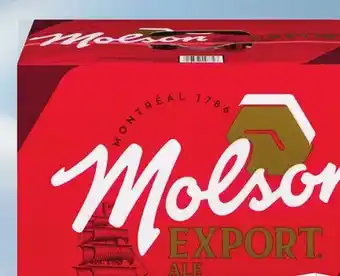 IGA Molson export beer offer
