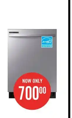 The Brick Samsung 24 top-control dishwasher with adjustable rack - dw80cg4021sraa offer