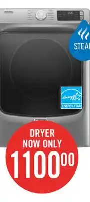 The Brick Maytag 7.3 cu. ft. front-load electric dryer with extra power and steam ymed6630hc offer