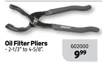 Bumper to Bumper Maktig oil filter pliers offer