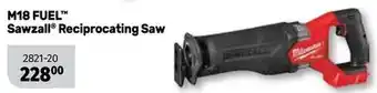 Bumper to Bumper Milwaukee m18 fuel sawzall reciprocating saw offer