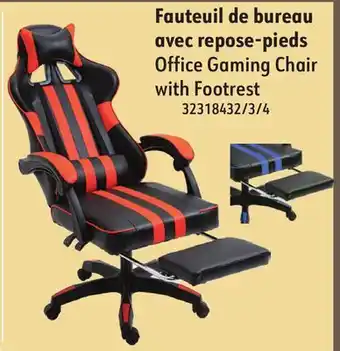 Sushi Shop Office gaming chair with footrest offer