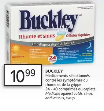 Brunet Buckley médicaments sélectionnés contre les symptômes du rhume et de la grippe offer