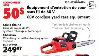 Home Hardware Chainsaw offer