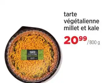 Avril Tarte végétalienne millet et kale offer