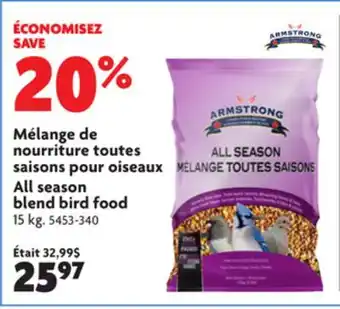 Home Hardware All season blend bird food offer