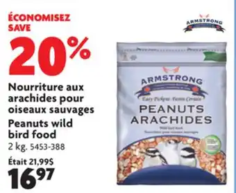 Home Hardware Peanuts wild bird food offer