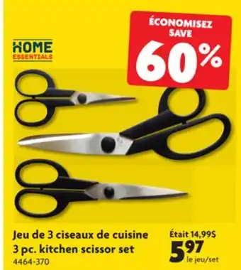 Home Hardware 3 pc. kitchen scissor set offer