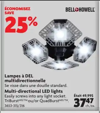 Home Hardware Multi-directional led lights offer