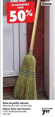 Home Hardware Heavy duty corn broom offer