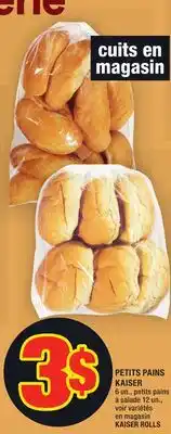 Super C Petits pains kaiser | kaiser rolls offer