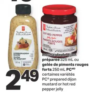 L'Intermarché Moutarde de dijon préparée 325 ml ou gelée de piments rouges forts 250 ml offer