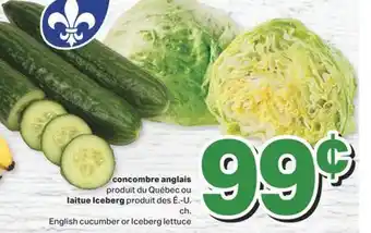 L'Intermarché Concombre anglais offer