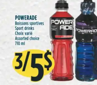 Marché Adonis Powerade boissons sportives offer