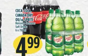 Marché Adonis Coca-cola, canada dry ou sprite offer