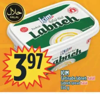 Marché Adonis Içim tartinade labneh halal offer