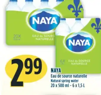 Marché Adonis Naya eau de source naturelle offer