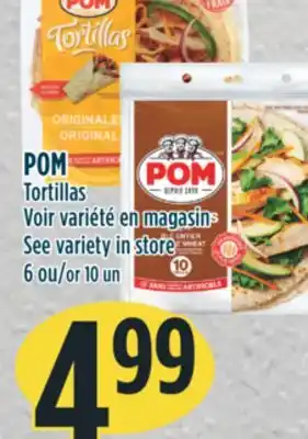 Marché Adonis Pom tortillas offer