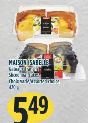 Marché Adonis Maison isabelle gâteaux tranché offer