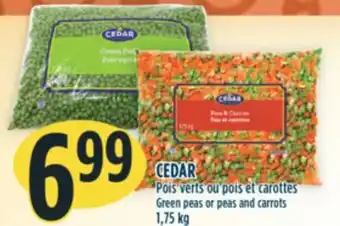 Marché Adonis Cedar pois verts ou pois et carottes offer