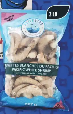Marché Adonis Blue tide crevettes blanches crues 26-30 offer