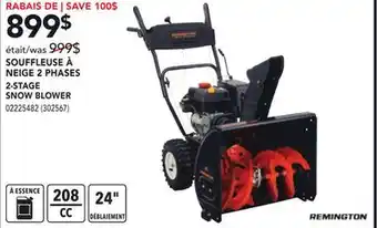 RONA Remington 2-stage snow blower offer