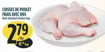 Marché Adonis Cuisses de poulet frais avec dos offer