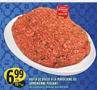 Marché Adonis Kafta de boeuf à la marocaine ou arménienne piquant offer