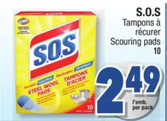 Jean Coutu S.o.s scouring pads offer
