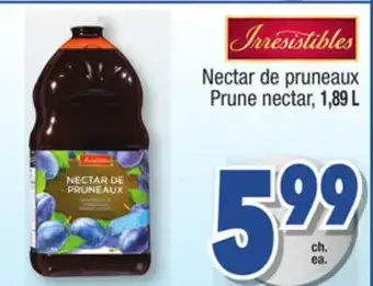 Jean Coutu Irresistibles prune nectar offer