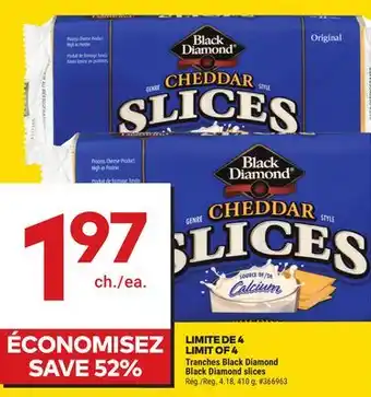 Giant Tiger Black diamond slices offer