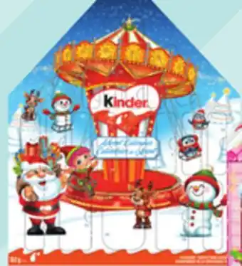 Giant Tiger Kinder chocolate advent calendar offer