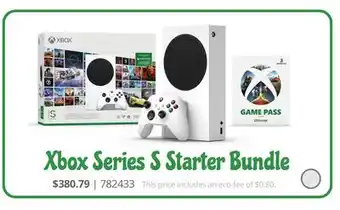 GameStop Xbox series s starter bundle offer