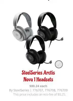 GameStop Steelseries arctis nova 1 headsets offer
