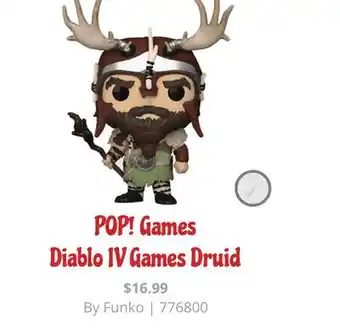 GameStop Pop! games diablo iv games druid offer