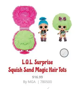GameStop L.o.l. surprise squish sand magic hair tots offer